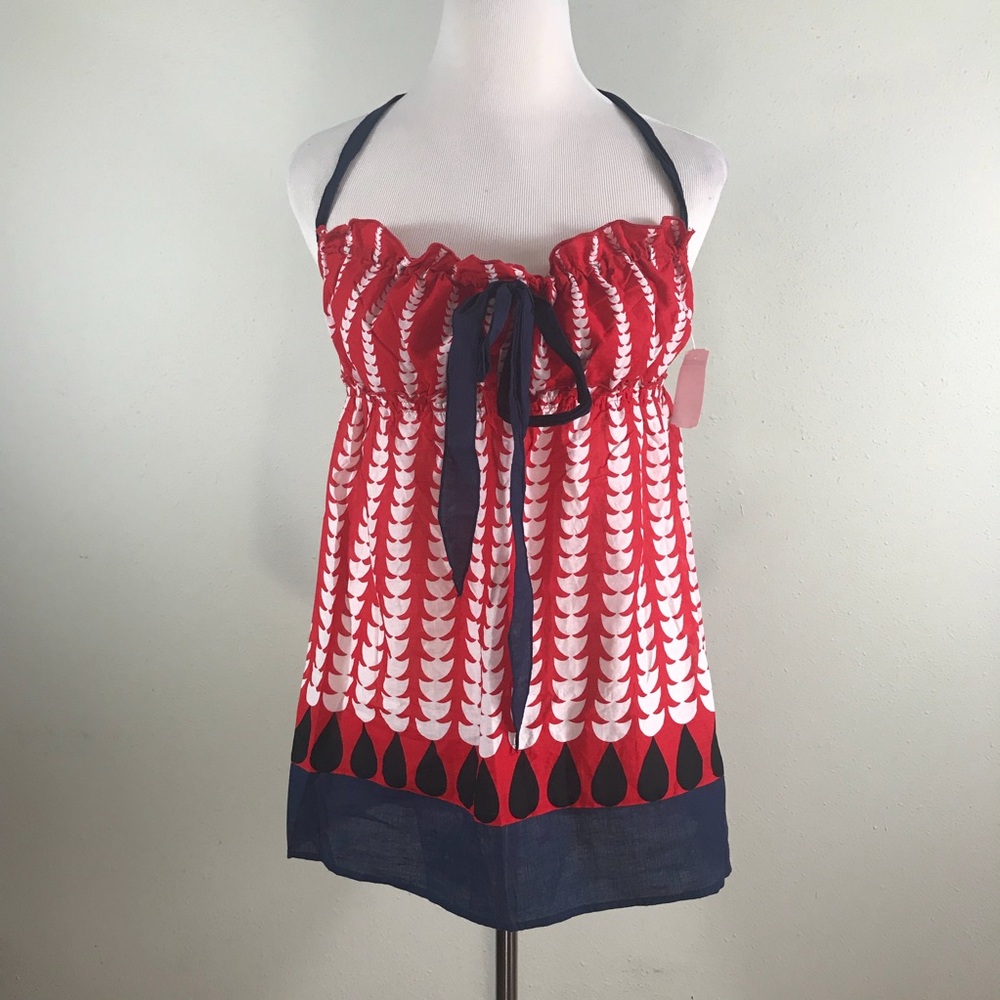 Halter/ long tube top